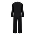 thumbnail image 6 of Pyhlmscde Women's Plain Long Sleeve Two Piece Suit, Women Fall Clothes, Sweatsuits for Women, Two Piece Sets for Women, 6 of 6