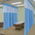 thumbnail image 2 of 7*8ft Modern Blue Medical Curtain Privacy Room Divider Drapes for Use in Hospital Rooms, Clinics, Nursing Homes, 2 of 10