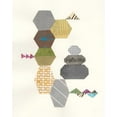 thumbnail image 2 of Prahl, Courtney 20x24 White Modern Wood Framed Museum Art Print Titled - Modern Abstract Design IV, 2 of 4