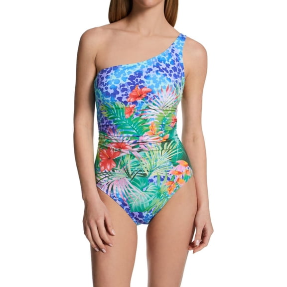 Women's Bleu Rod Beattie TF23766 Tropical Flight Mio One Piece Swimsuit (Multi 12)