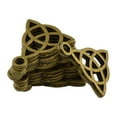 thumbnail image 3 of jifeng 50 pcs. DIY triangle shape pendants for necklace bracelet making - bronze, 3 of 9
