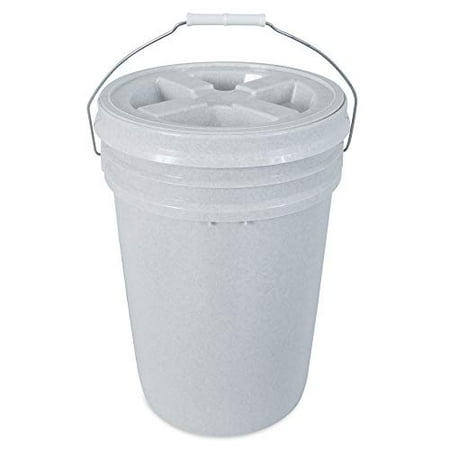 UPC: 0769397141252 | Gamma2 Vittles Vault Outback Pet Food Storage Bucket  Grey  20 lb.