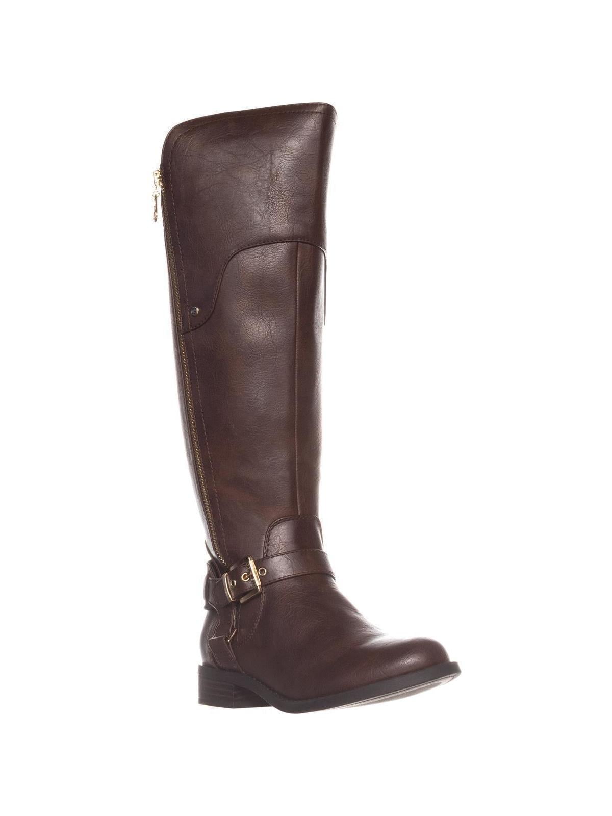 G by Guess Womens haydin Leather Round Toe Knee High Fashion Boots fast ...