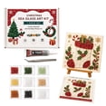 thumbnail image 2 of Barsme DIY Christmas Sea Glass Art Mosaic Craft Kit for Adults, with Frame Sea Glass Pieces Adhesive and Tools for a Faith-Inspired Tabletop Craft B, 2 of 5