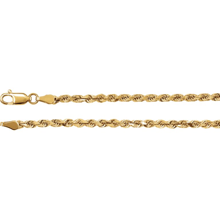 Cheap 14k Gold Rope Chains