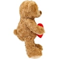 thumbnail image 5 of Guvpev 12" Teddy Bear Plush with Red Heart, Soft and Cuddly Romantic White Teddy Bear Stuffed Animal Gift for Valentine's Day, Anniversary, Graduation, Mom, Wife, Girlfriend, 5 of 14