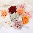 thumbnail image 4 of 10Pcs/Set Simulation Flower Head Fadeless Vivid Delicate Dahlia Chrysanthemum Head for Wedding, 4 of 9