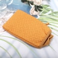 thumbnail image 6 of Unique Bargains Gloves Bath Towel for bathroom 14x24cm 1 Pc Turmeric, 6 of 6