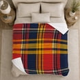 thumbnail image 5 of Scottish Tartan Plaid Autumn Living Room, Festive autumn celebration Scene, Warm Flannel Blanket for Living Room and Family Room, Art Lovers autumn celebration Gift, Festive Home Decor, 5 of 9