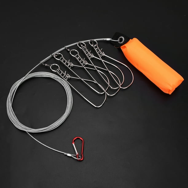 Fish Stringer,Stainless Steel Large Fish Float Fish Stringer Stainless  Steel Fish Stringer Finest Materials 