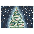 thumbnail image 1 of Trans Ocean FTP23184447 Frontporch Xmas Tree Midnight Rug 24 x 36 in., 1 of 1