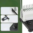 thumbnail image 3 of HOUYEE Binding Machine, 19 Holes, 450 Sheets, Comb Binding Machines with 50 PCS 1/2" Comb Binding Spines, Comb Binder Machine for Letter Size Paper，Adjustable Margin, 3 of 6