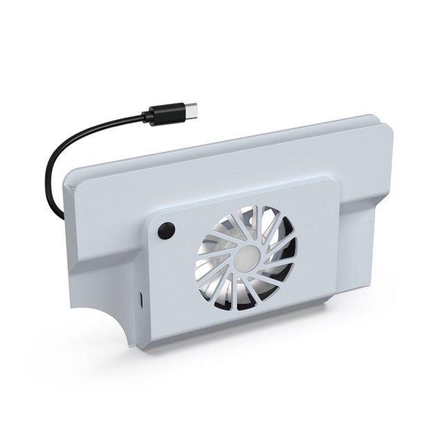 Ventiladores de refrigeración para la base del refrigerador de la consola de juegos de la estación de acoplamiento OLED del interruptor NS Likrtyny Accesorios electrónicos