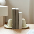 thumbnail image 5 of Mainstays White Ceramic Tabletop Cowboy Hat Bookends, 5 of 15