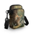 thumbnail image 3 of XYZCANDO Cute Bunny Crossbody Bag Sling Purse for Women Men Cell Phone Messenger Bag with Shoulder Adjustable Strap Mini Cross Body Handbag for Travel Shop Running Small Wallet, 3 of 7