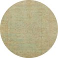 thumbnail image 1 of Ahgly Company Indoor Round Abstract Copper Green Oriental Area Rugs, 3' Round, 1 of 6