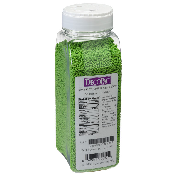 Sprinkles Lime Green 26oz