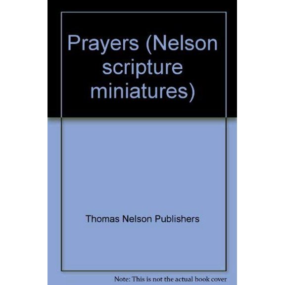 Pre-Owned Prayers (Itty Bitty Books), 9780840778154, 0840778155, Hardcover,
