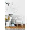 thumbnail image 3 of Compamia Mila Dining Arm Chair in White, 3 of 10