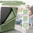 thumbnail image 3 of Fintie Silicone Case for 10.1" Fire HD 10 Tablet (13th Generation, 2023 Release) - Light Weight Protective Back Cover, Sage Green, 3 of 10