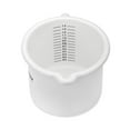 thumbnail image 2 of Petromax Warming Pot with Spout, Enameled Steel Saucepan for Heating Milk, Soup, Butter over Stove or Campfire, 1.5 Quart, White, 2 of 6
