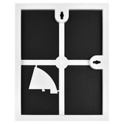 Mainstays 8 x 10 Front-Loading Picture Frames, White, Set of 6