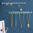thumbnail image 5 of 2 perchas para collares, estante para joyas montado en la pared, organizador de collares autoadhesivo, estante para exhibición de joyas, gancho para almacenamiento de joyas, utilizado para collares, pendientes, pulseras oso de fresa Electrónica, 5 of 5