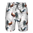 thumbnail image 4 of Naloa Cool Chicken Men's Beach Shorts, Surfing shorts, Swim trunks, Quick Dry Swim Trunks for Surfing Beach Fun - Medium, 4 of 9