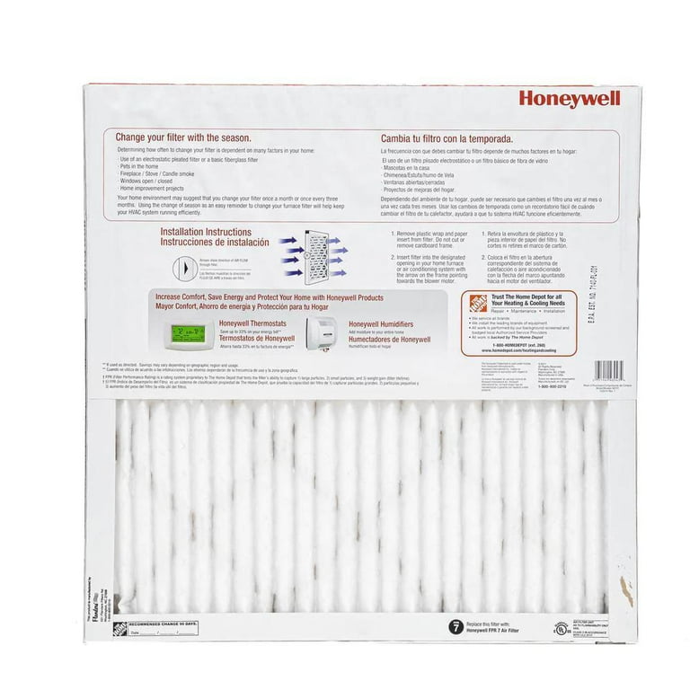 Honeywell 14 in. x 14 in. x 1 in. Elite Allergen Pleated FPR 10 Air Filter