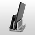 thumbnail image 2 of Aluminum Alloy Laptop Stand with Silicone for Stable Support and Adjustable Base Grey 3 Slots Design, 2 of 9