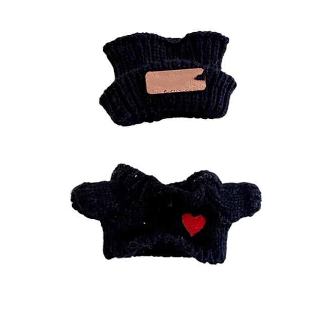 Hand Crocheted High End Fashion Clothing And Accessories For 17cm Dolls Fabric Outfit Set