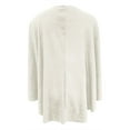 thumbnail image 3 of Women's Elegant Shawl Soft Open Front Poncho Sweater For Spring Fall Winter, 3 of 3