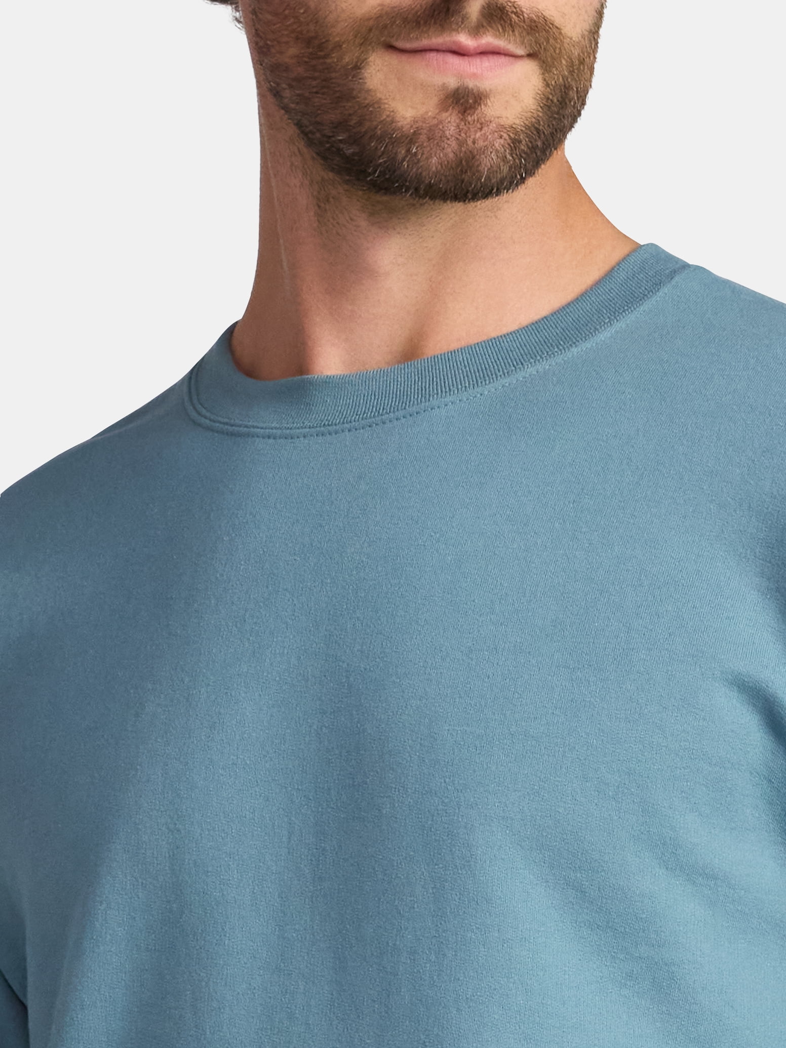 Athletic Works Men's and Big & Tall Men's Fleece Crewneck Sweatshirt, Sizes XS-5XLT