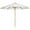White, variant on All Things Cedar TU90-W Teak Market Table Outdoor Umbrella | White - 120L x 120W x 96H