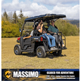 thumbnail image 4 of Massimo Buck 250X Side by Side 2WD 177cc EFI 12hp, Gas Golf Cart UTV - Red, 4 of 17