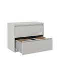 thumbnail image 6 of Hirsh Pro 36 Inch Wide 2 Drawer Metal Lateral File Cabinet for Home and Office, Holds Letter, Legal and A4 Hanging Folders, Gray, 6 of 7