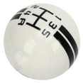 thumbnail image 1 of 5 Speed Gear Shift Knob,Resin Polished Round Ball Shift Knob with 3 Adapters Compatible with Manual Car, Quick Identification of Gear Levels, 1 of 7