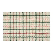 Holiday Time Multi-color Plaid 20" x 34" Accent Rug