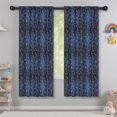 thumbnail image 5 of Blackout Kids Curtains,Dark Blue Christmas Snowflake Pattern Childrens Insulated Curtains Set Of 2,Bedroom Essentials,Toddler Room Decor 42"x63", 5 of 5