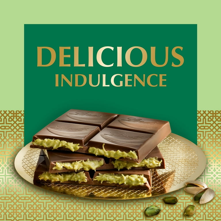 Lindt Dubai Style Milk Chocolate Candy with Pistachio