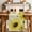 Yellow, variant on Sunflowers Table Runner - 90 Inch Long Spring Botanical Watercolor Blossom Flowers Cotton and Linen Blended Dress Scarves Farmhouse Table Runner for Kitchen Dining, Coffee Table, 13" x 90"