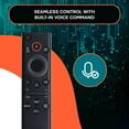 thumbnail image 2 of SatelliteSale Replacement Remote Control RMCSPR1BP1 Bluetooth IR Voice Search Compatible with Samsung Smart TV Black ABS Plastic, 2 of 12
