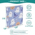 thumbnail image 3 of FORMRS 3 Ring Binder 1.5 inch with Pockets Set of 2 Clip Board 200 Sheets Capacity, Blue Halloween, 3 of 8