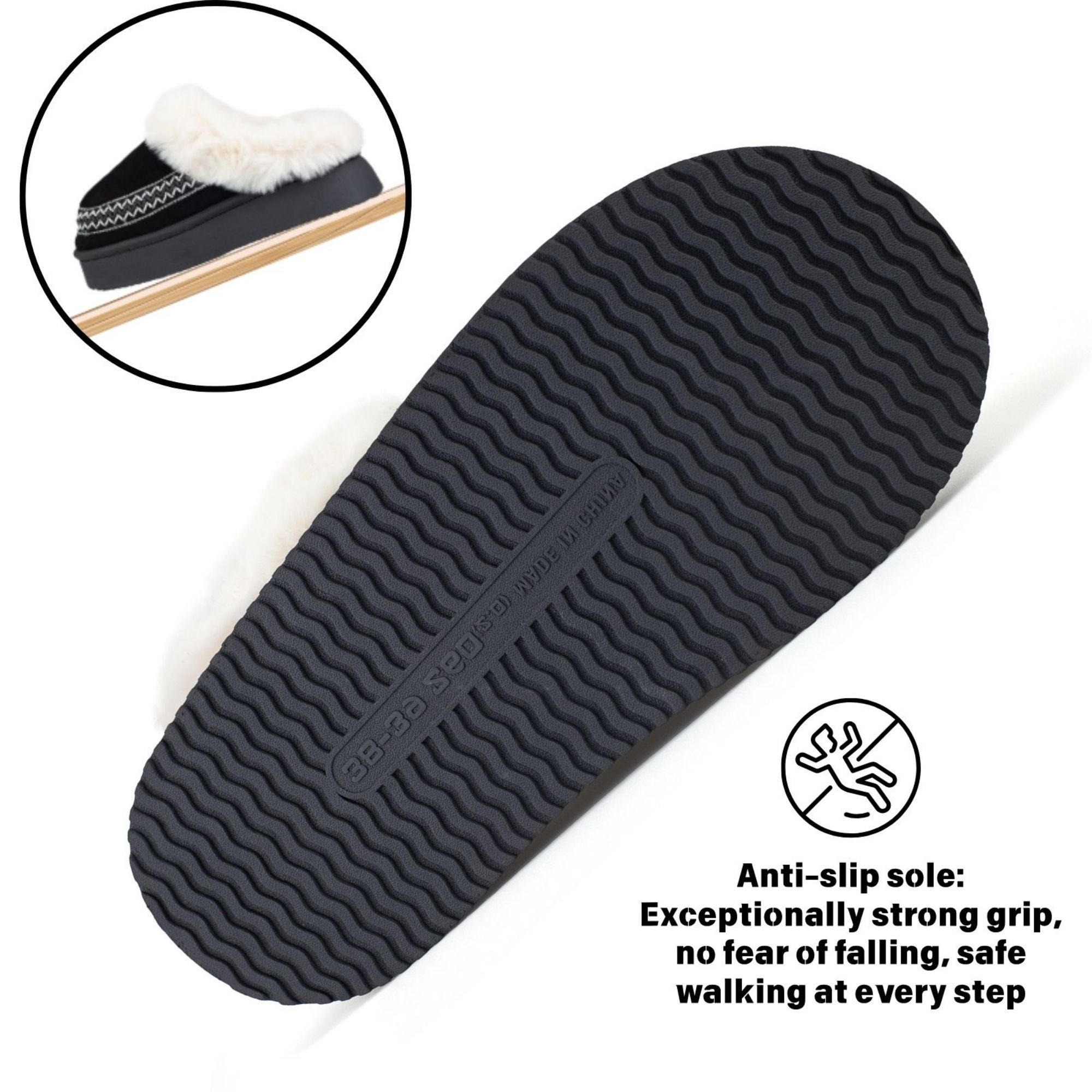 BERANMEY Women's Hard Sole Memory Foam House Slippers photo 6