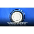 thumbnail image 2 of Essential Values Kitchen Sink Stopper (STP-SS), 3-3/8", Stainless Steel Plug Replacement- USA Made, 2 of 7