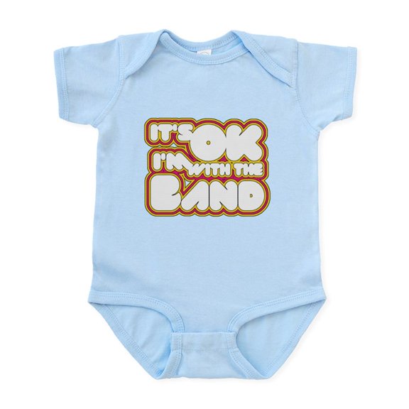 CafePress - I'm With The Band Infant Bodysuit - Baby Light Bodysuit, Size Newborn - 24 Months
