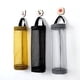 thumbnail image 4 of RV Paquete de 3 bolsas de almacenamiento de plástico impermeables y lavables con soporte de pared plegable (amarillo, negro, gris) sin gancho, 4 of 5