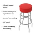 thumbnail image 3 of Trademark Global High-Grade 30" Padded Bar Stool, Red, 3 of 5