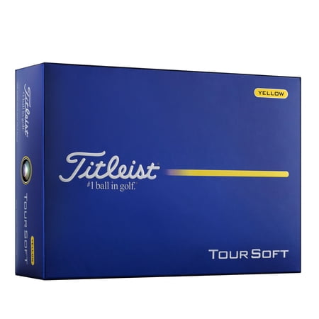 Titleist 2026 Tour Soft Golf Balls 12pk, Yellow