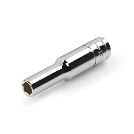 

6 Point 1/4 Drive x 7/32 Deep Socket Chrome Finish Vanadium Steel TEKTON 14119
